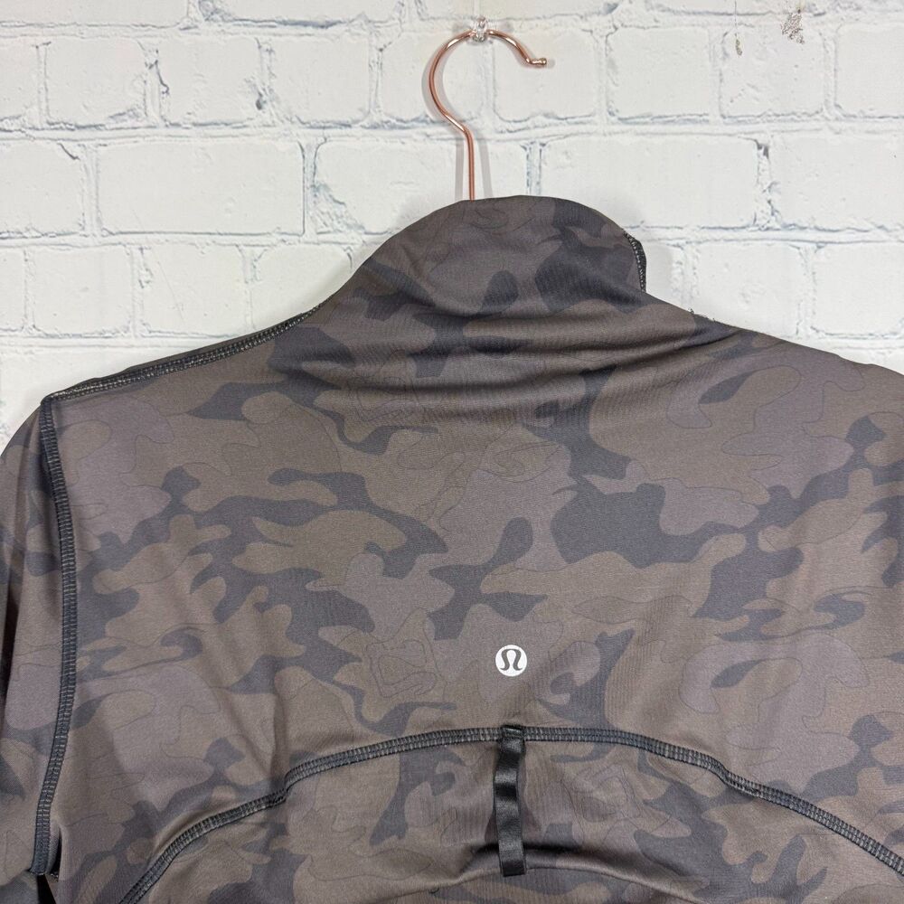 Lululemon Define Jacket Luon Heathered Women Size 10 Incognito Camo Mid Length - Picture 8 of 11
